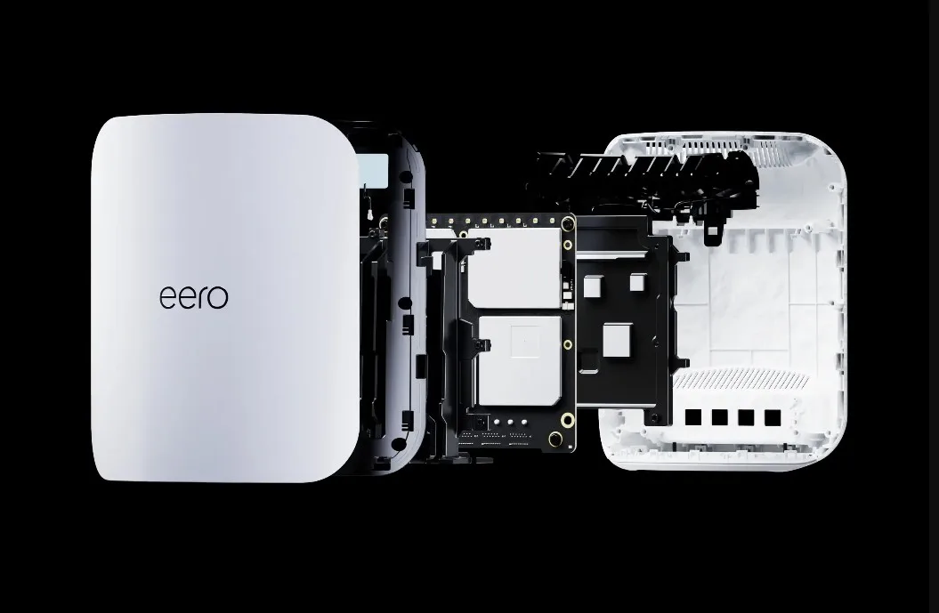 eero Max 7 exploded view of the internal parts